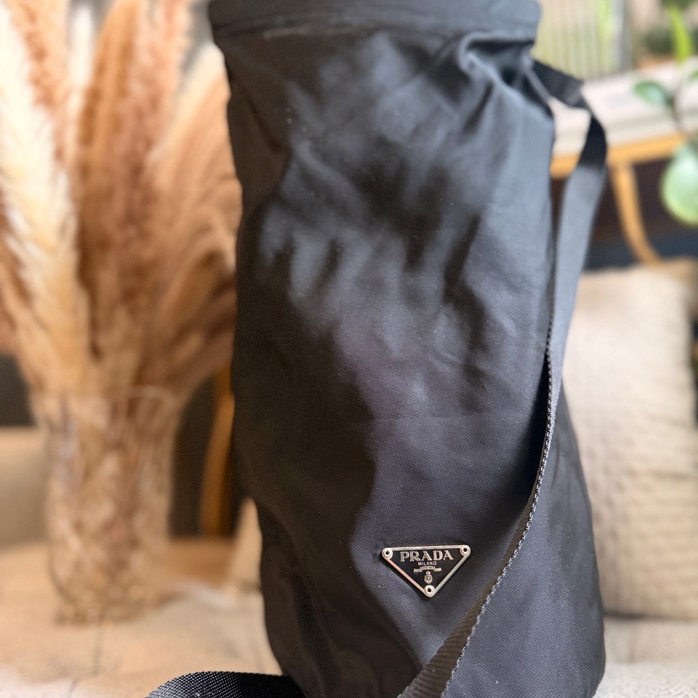 Prada Black Duffel Bag for Men